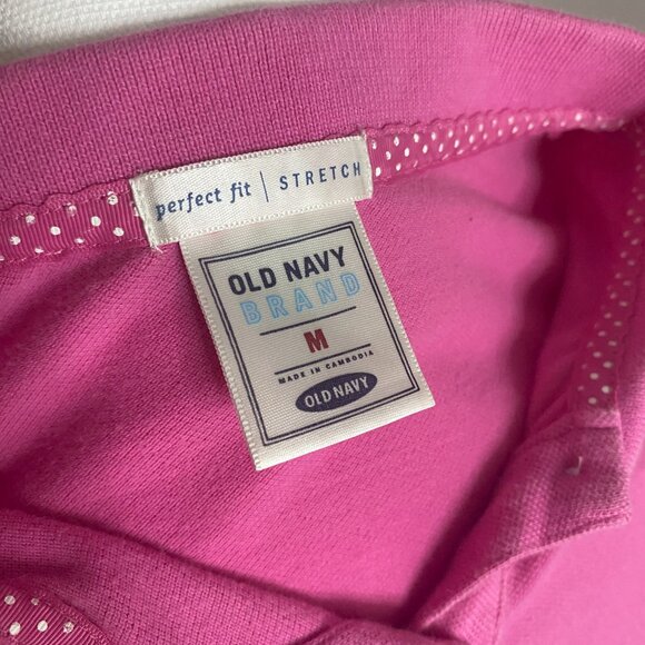 Pink Polo T-shirt size Medium Y2K - Picture 5 of 6